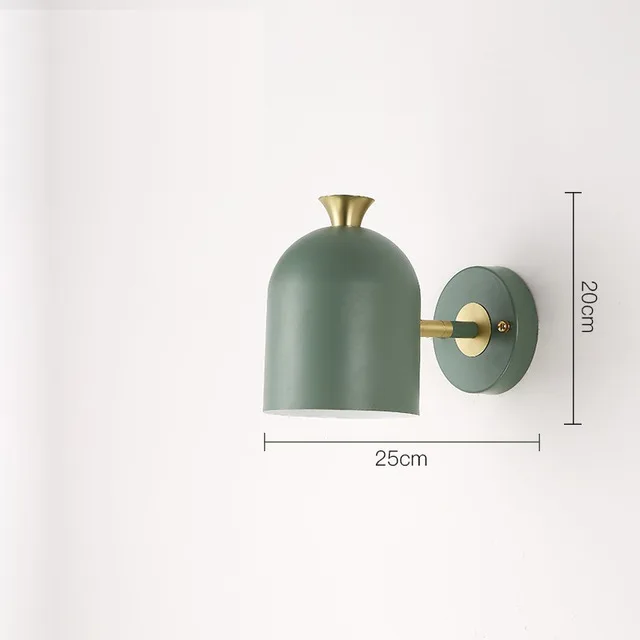 Green artpad северной стены огня Lampara de Pared домой с гостиной балкон проходу декоративных стеновых легких внутреннего освещения 4 цветов - Цвет абажура: Green