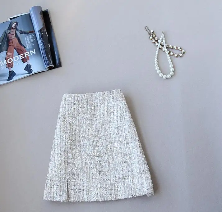 

Autumn and winter fashion suit women's ladies woolen coat skirt suit women'