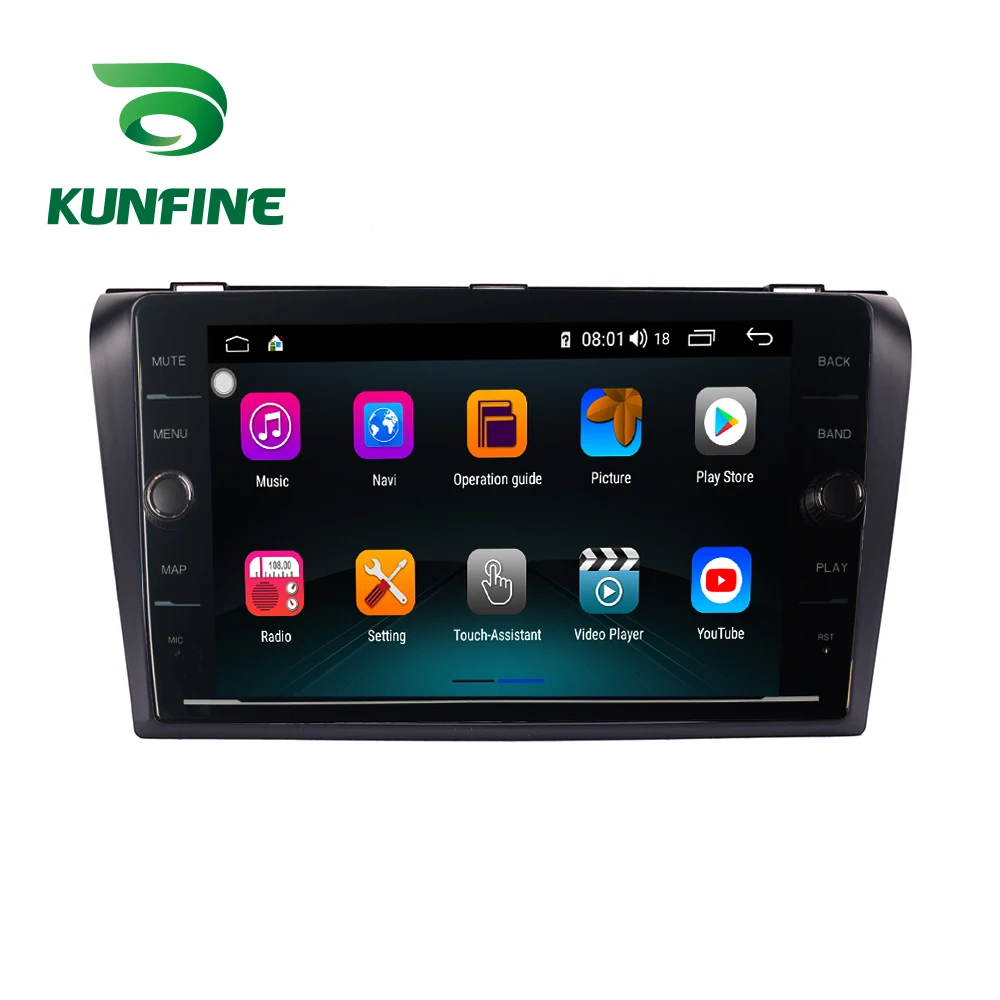 Восьмиядерный 4 Гб ОЗУ 64 ПЗУ Android 8 1 автомобильный DVD GPS плеер Deckless стерео для Mazda 3