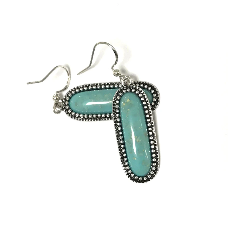 

Vintage Ethnic Moonstone Stone Drop Earrings for Women Hollow Pattern Dangle Earring Ear Statement Jewelry L5J716