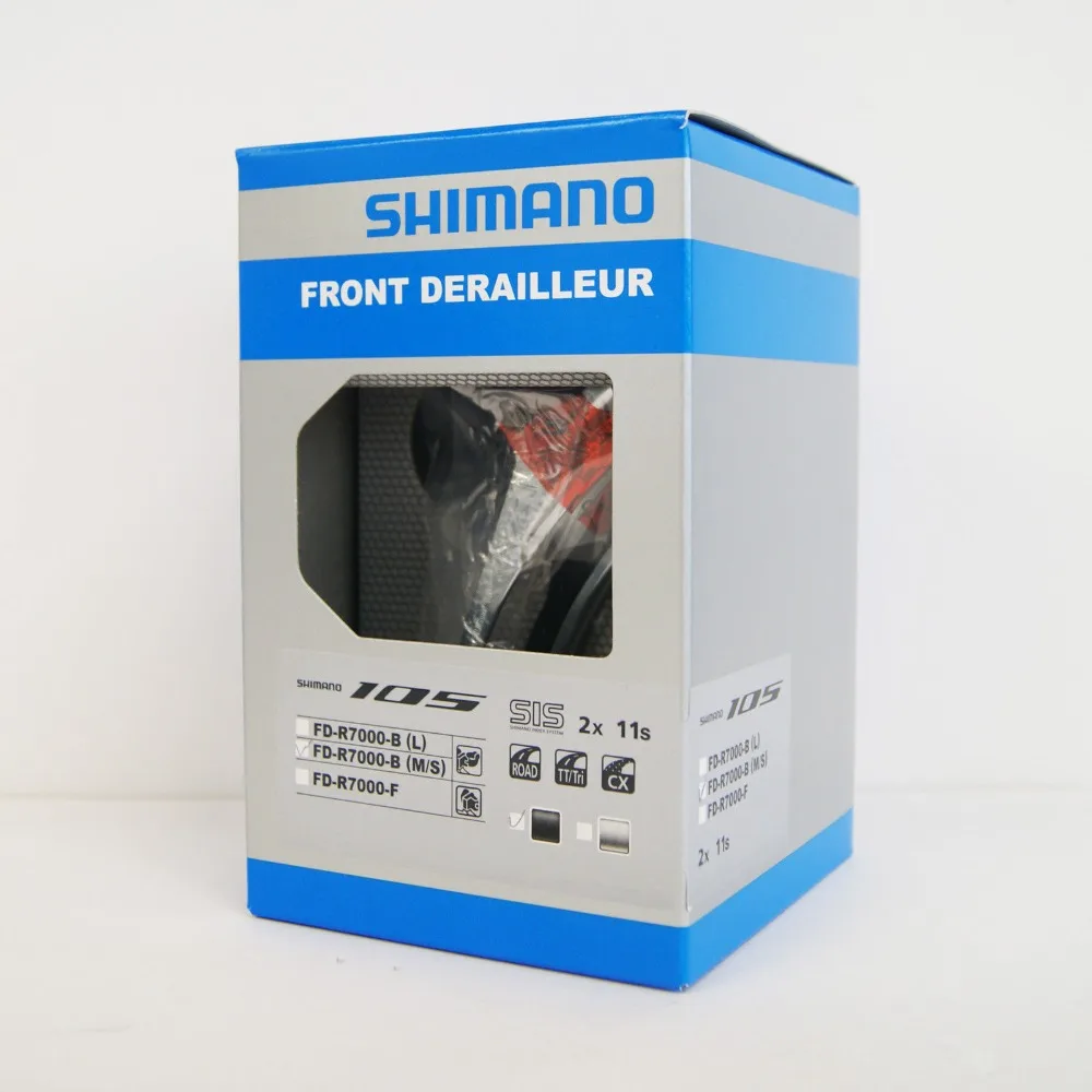 Оригинальный Shimano 105 велосипедный FD-R7000 2x11-скоростной передний переключатель