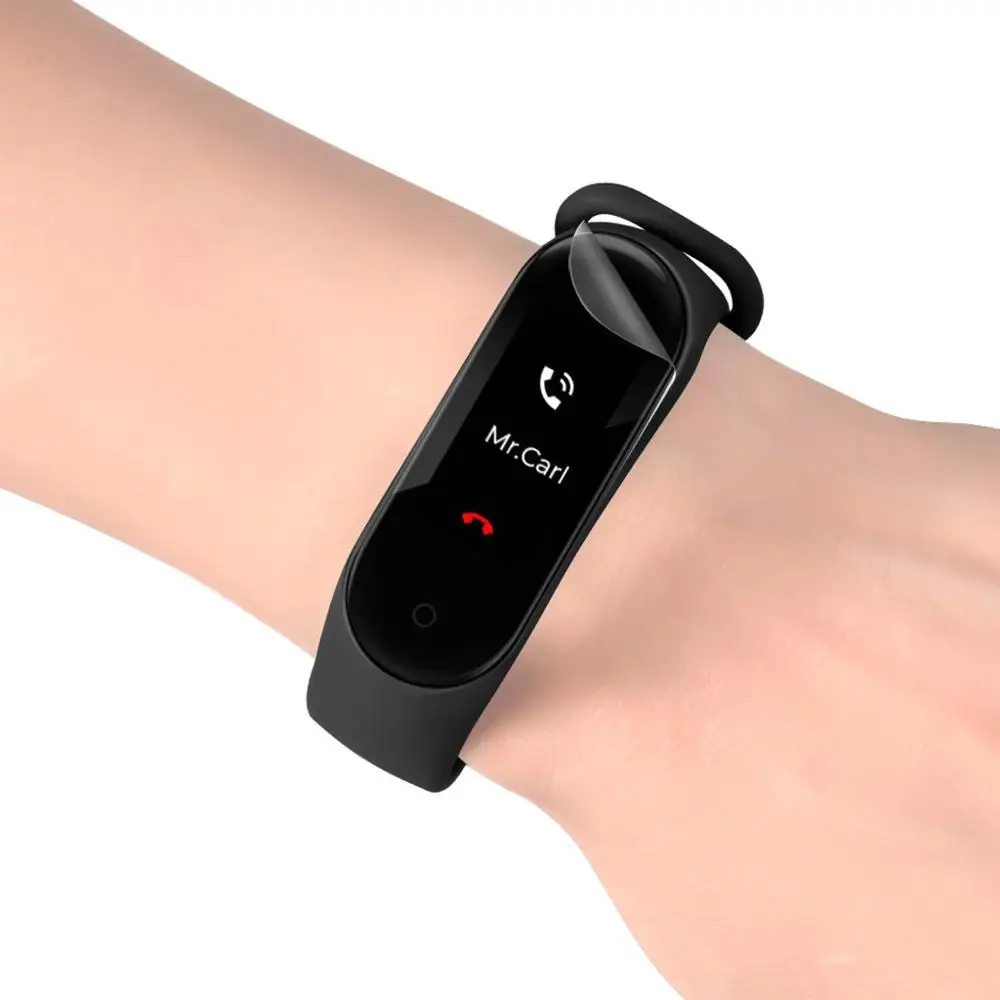 5 шт. защитная пленка на весь экран для смарт браслета Xiaomi Mi Band 4|Смарт-аксессуары| |