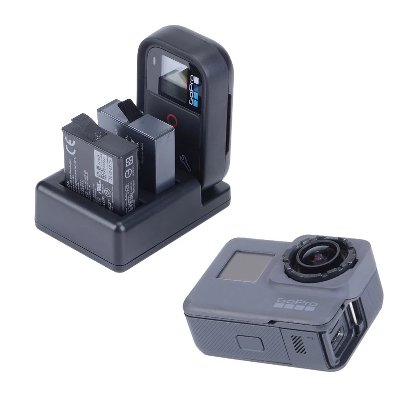 Новый пульт дистанционного управления и зарядное устройство для GoPro Hero 7 8 Go Pro 6 5