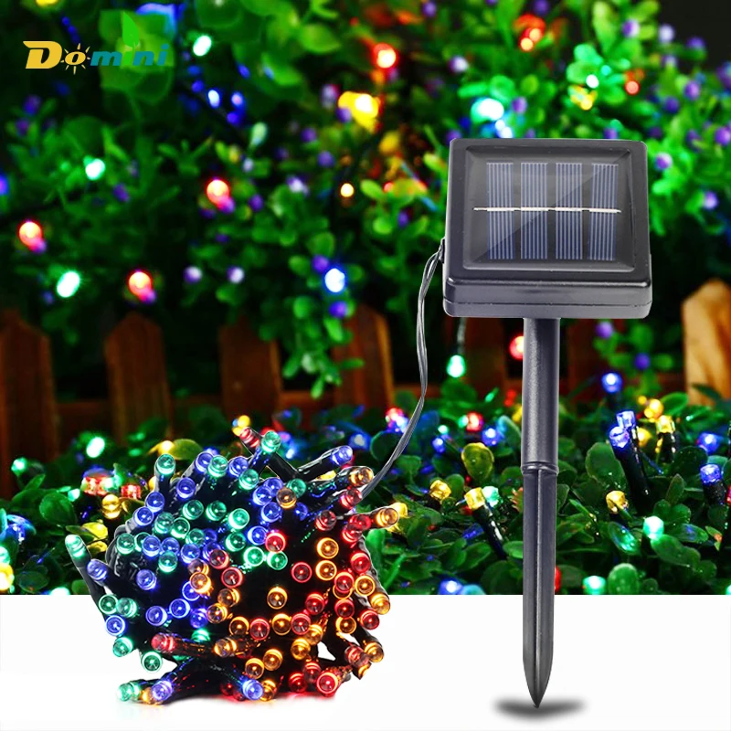 Праздник Солнечный свет строка Гирлянды светодиодные 50/100/200 светодиоды для