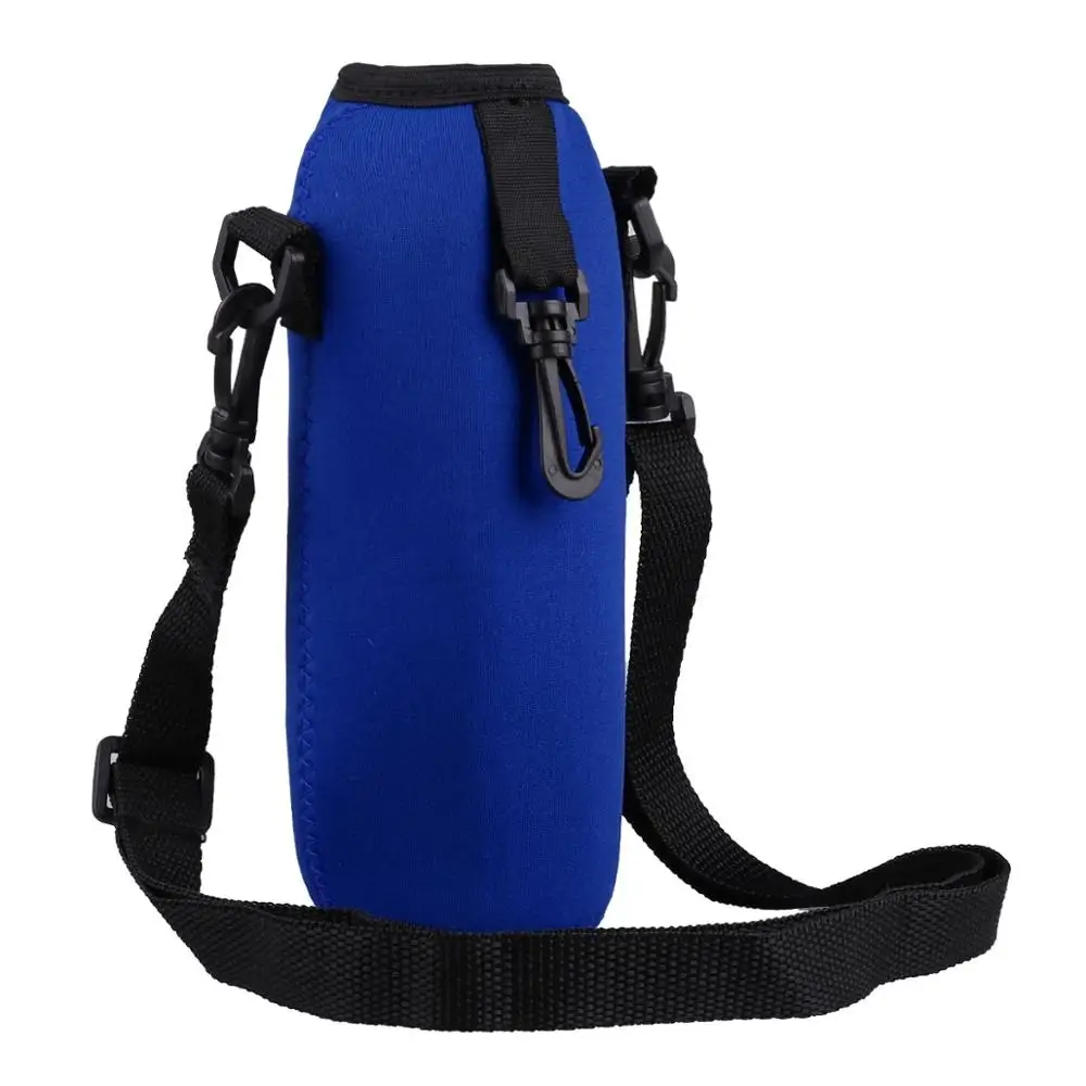750 ML оболочка для бутылки сумка регулируемый плечевой ремень переноска для бутылей с водой Неопреновая бутылка для воды сумка с отделениями крышка