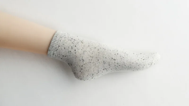 pure cashmere thick knit winter socks for unisex