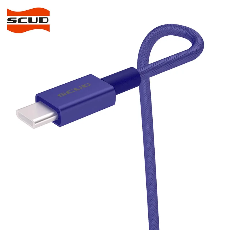 Blue SCUD usb type-C кабель для сотового телефона USB type-C кабель для зарядки передачи данных кабель для мобильного телефона для устройств usb type-C - Цвет: Blue