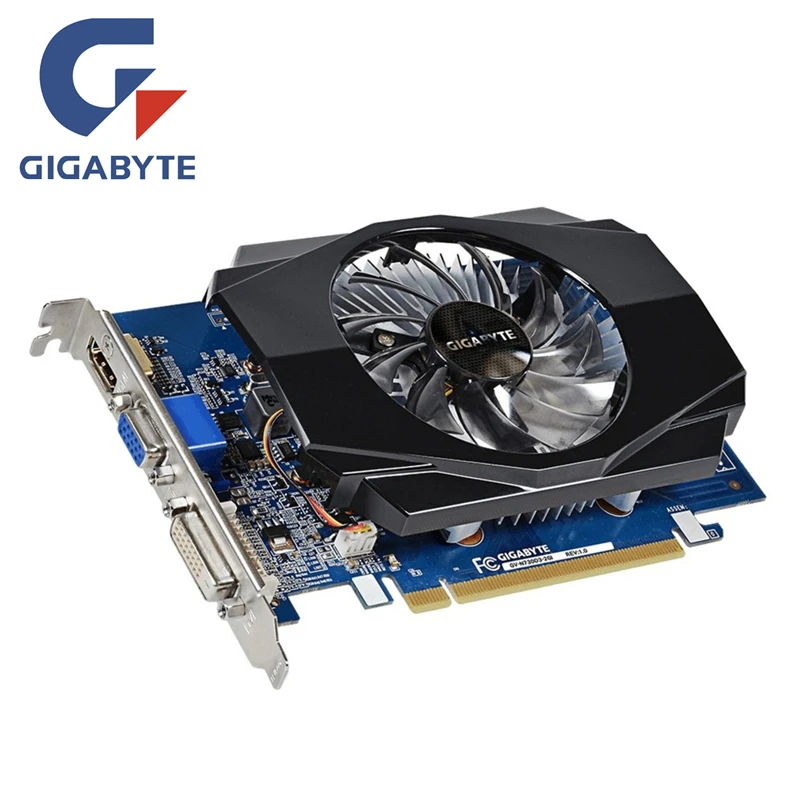 

GIGABYTE GT 730 2GB Graphics Card Map GDDR3 GT730 2GB Video Cards for nVIDIA Geforce GT730 D3 HDMI Dvi VGA VideoCard N730