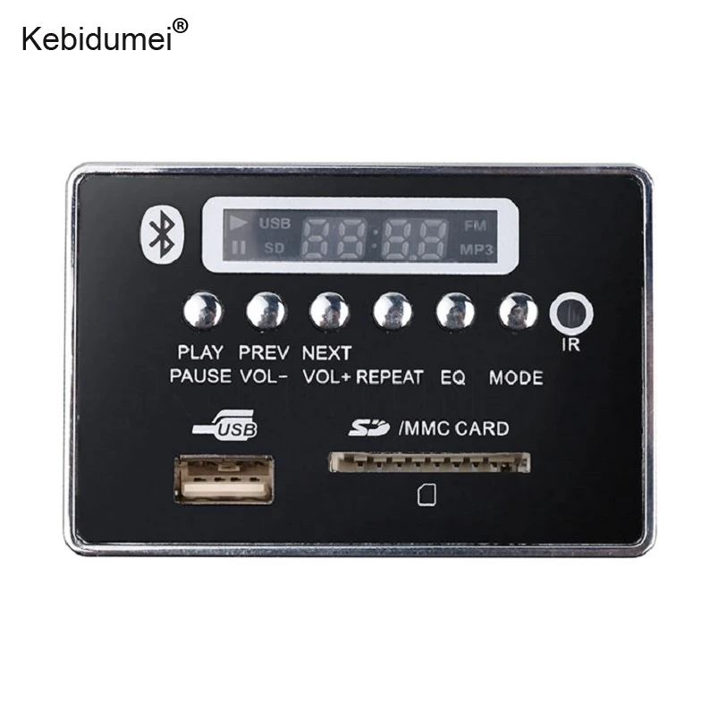 Встроенный MP3 декодер kebidumei Bluetooth Hands free Автомобильный плеер с USB fm радио|aux radio|car usb