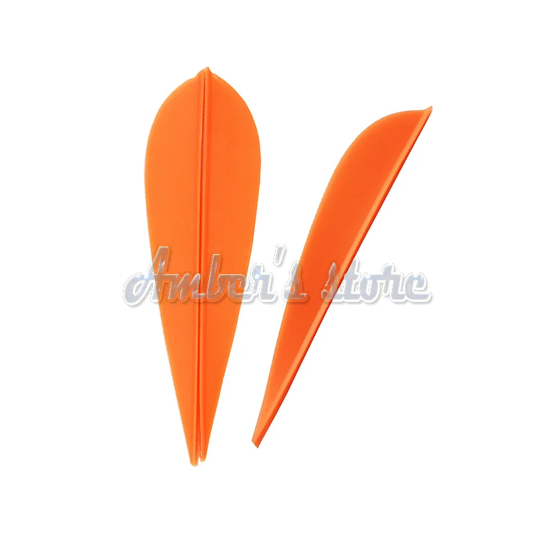 100 pieces 3 inch TPU Arrow Vane Fletching for DIY arrow archery bow Yellow/Red/White/Green/Orange | Спорт и развлечения