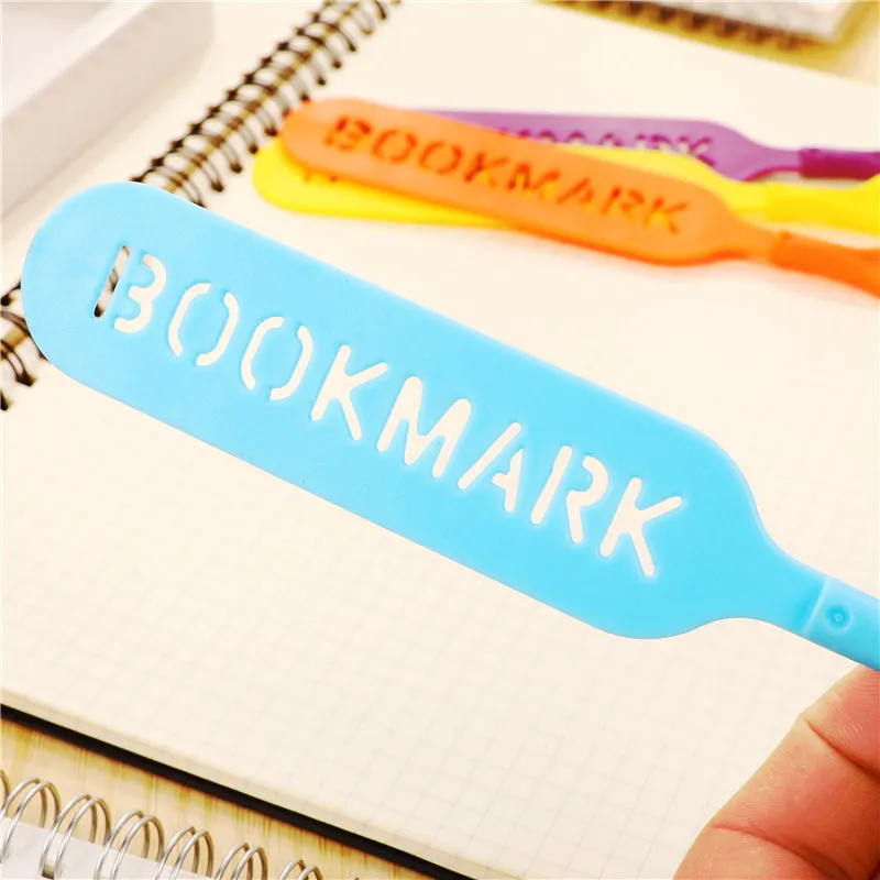 

4pcs/lot 'Help Me' Colorful Bookmark papelaria boekenlegger Bookmarks for Book Clip Office School Supplies Stationery 1427