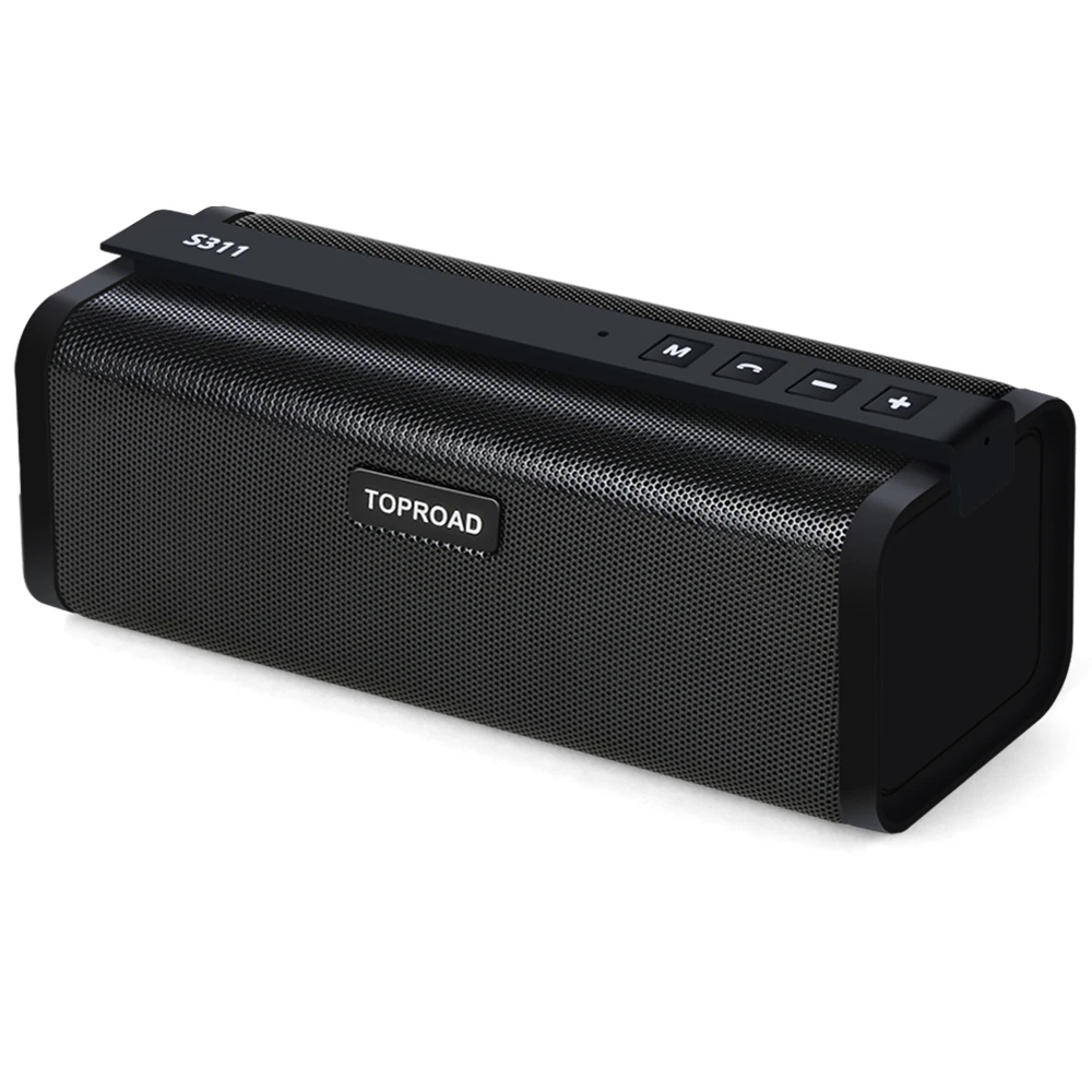 TOPROAD портативный Bluetooth динамик беспроводной 10 Вт HIFI стерео звуковые колонки