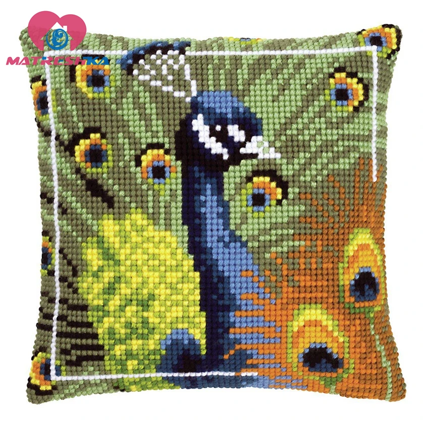 Вышивка крестиком подушки DMC Счетный крест вышивка узоры домашнее украшение