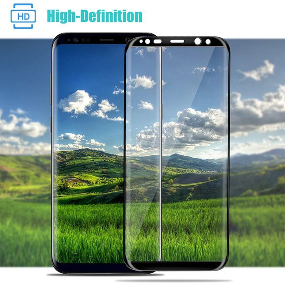 С уровнем твердости 9 H 3D Защитное стекло для samsung s8 galaxy плюс защитная пленка из