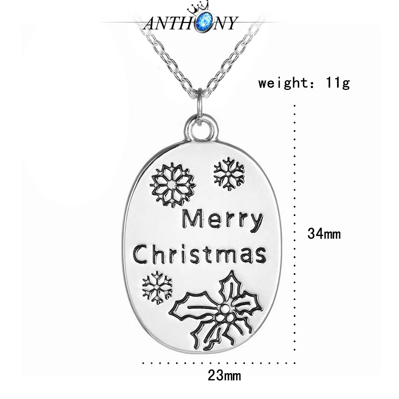 Магия ikery рождественский подарок для матери кулон с надписью оптовая продажа