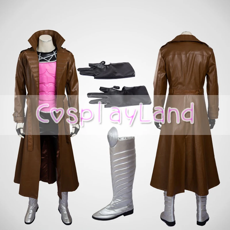 Gambit костюм для косплея взрослых костюмы на Хэллоуин мужчин супергероя X мужской