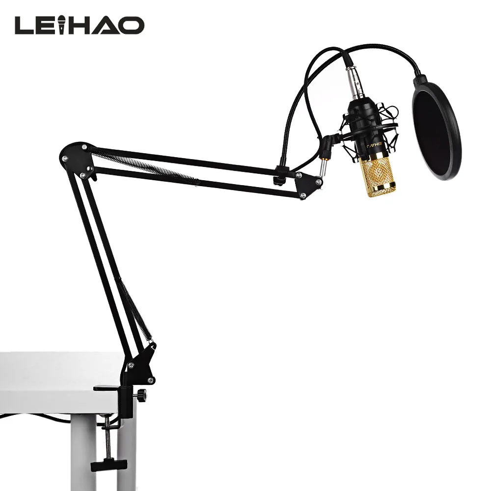 Лидер продаж LEIHAO BM 800 Professional конденсаторный микрофон аудио студия вокальный