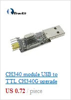 CH340 модуль USB к ttl CH340G обновление скачать небольшой провод щетка пластина STC микроконтроллер Плата USB к последовательному