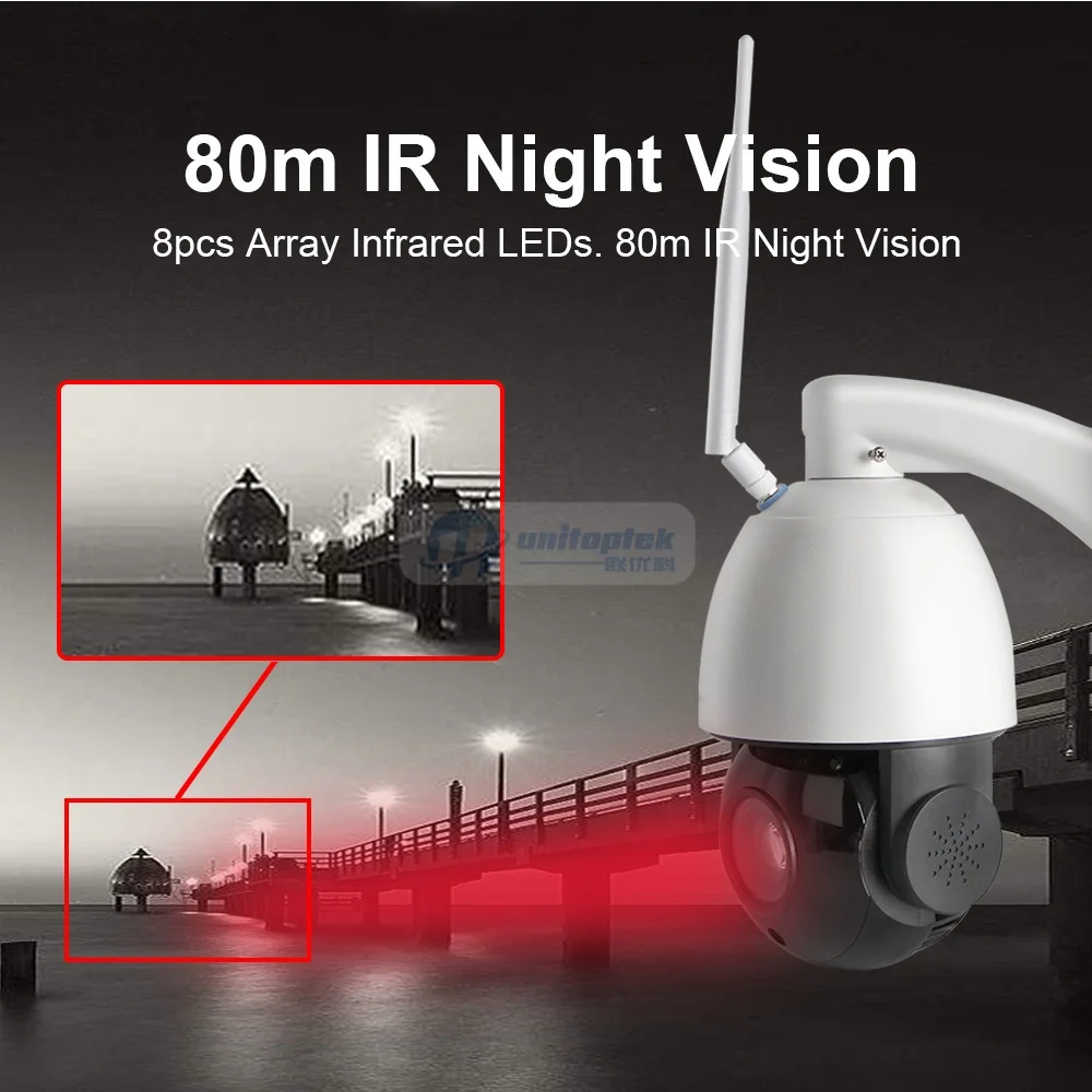 20X оптический зум wifi PTZ ip-камера наружная водонепроницаемая IP66 1080 P 2MP Cam 80 m IR