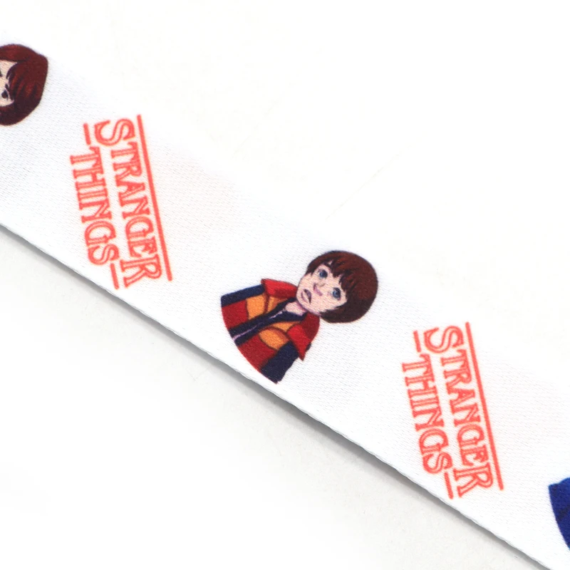Ремешок для брелка ID Card Pass Stanger Things, держатель для мобильного телефона, держатель для бейджа, висячий канат, Lariat, держатель для ключей, Q897