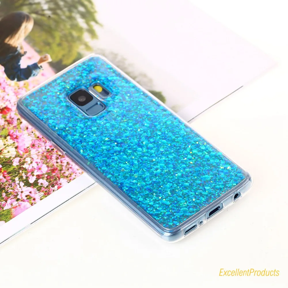 Для samsung Galaxy S9 чехол Роскошные Стразы с блестками Звезда телефонные чехлы