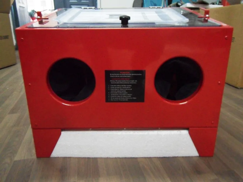 Bencho top sandblaster sandblasting cabinet abrasive blasting machine 90L SBC90 | Инструменты