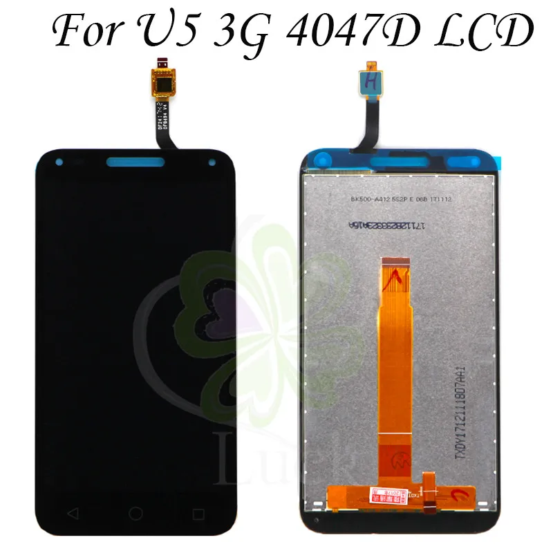 ЖК дисплей 5 0 дюйма для Alcatel One Touch U5 3G 4047D 4047|Экраны мобильных телефонов| |