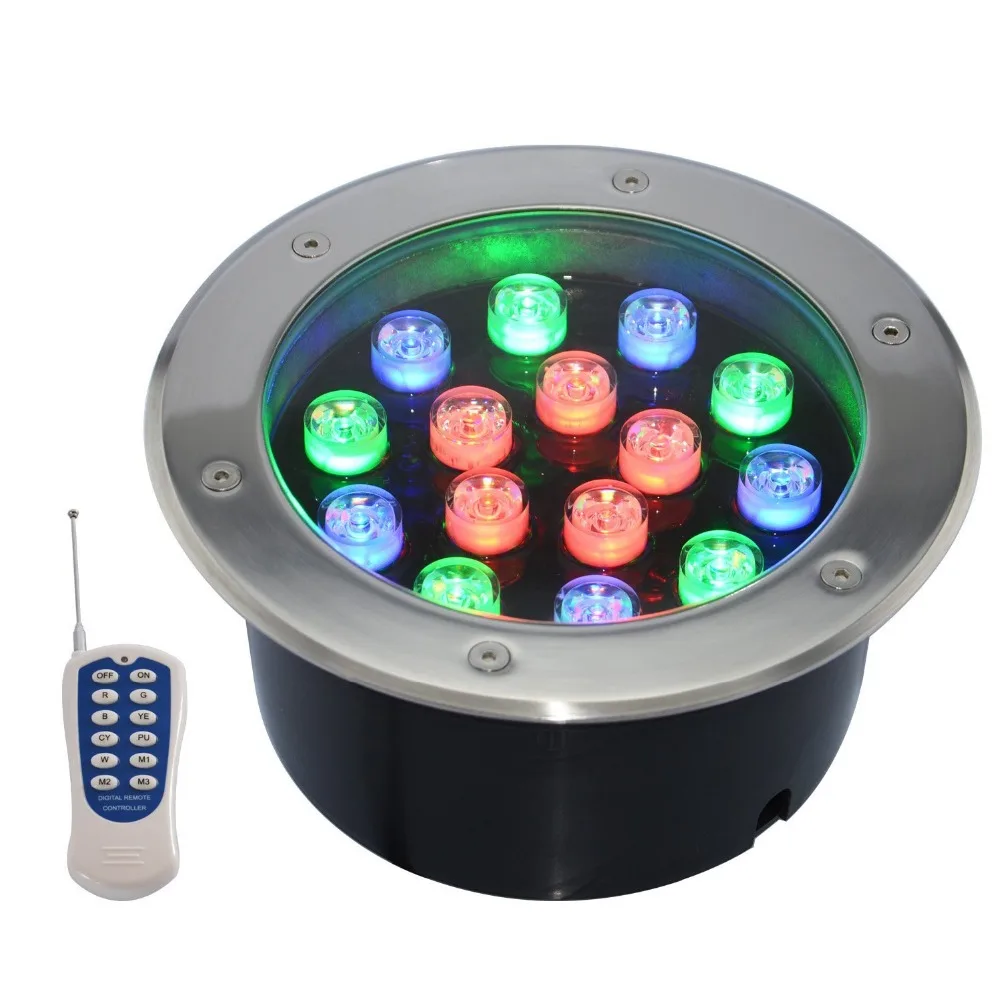 6W 9W 12W 15W 18W LED подземный свет RGB дистанционное управление IP65 Водонепроницаемый 85 265V