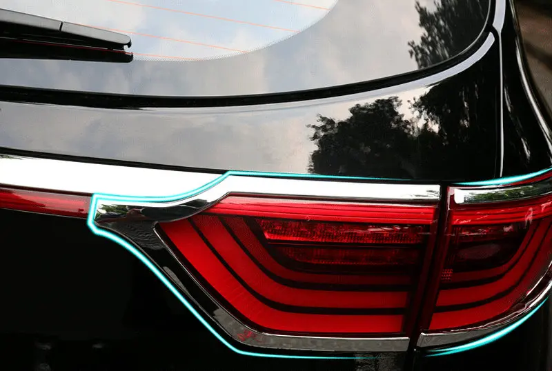 

Car ABS Chrome Rear taillight Lamp Cover For Kia Sportage 2016 2017