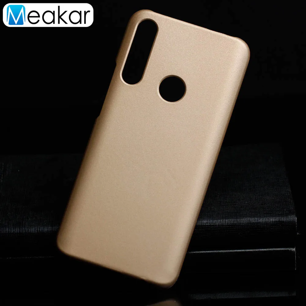 Матовый пластиковый чехол для huawei Y9 Prime чехол для huawei Y9 Prime P Smart Z чехол-лента на заднюю панель - Цвет: Golden