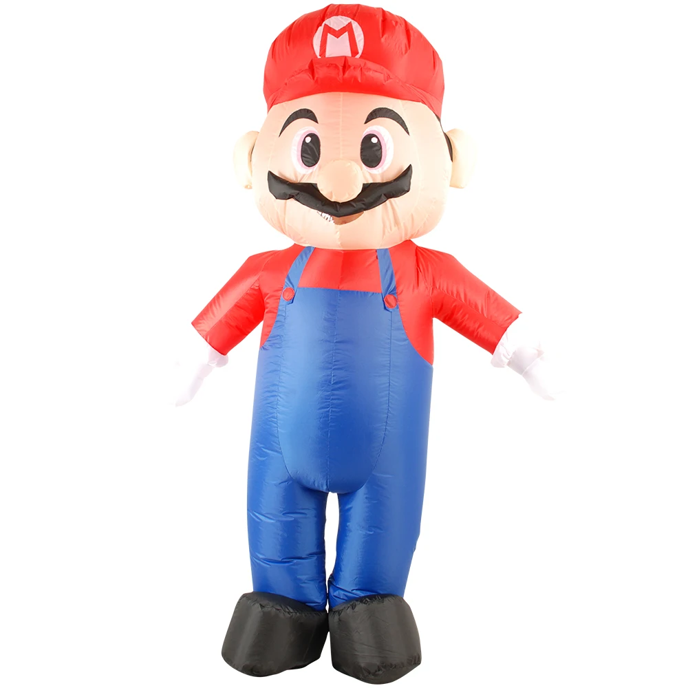 Надувной костюм для взрослых Super Mario Bros костюмы нарядное платье маскарадный