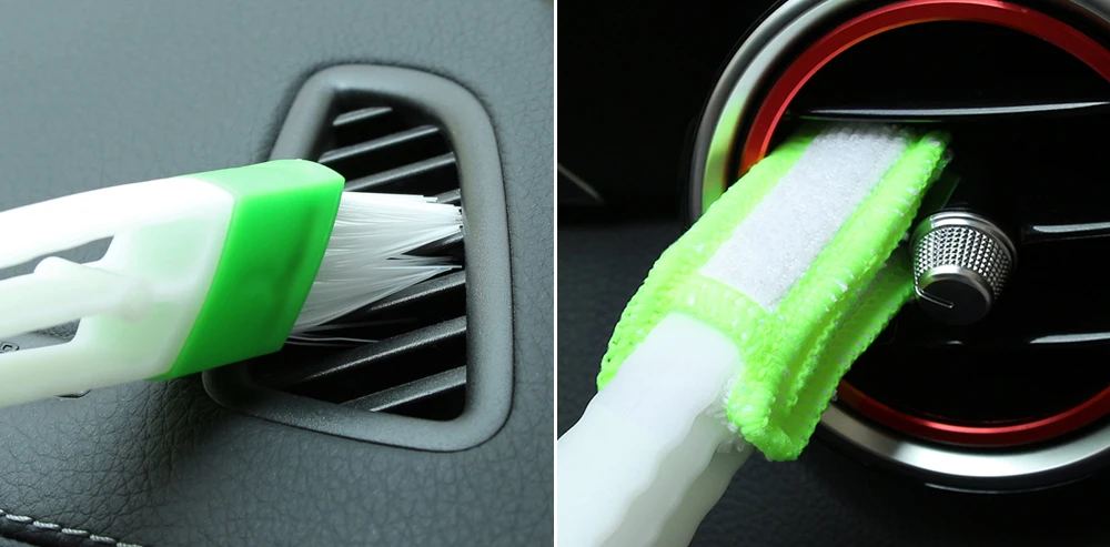 Автомобильный Стайлинг, автомобильная Чистящая Двухсторонняя щетка для peugeot 307 206 407 Citroen C4 C5 C3 Honda Civic Accord CRV Lada Vesta