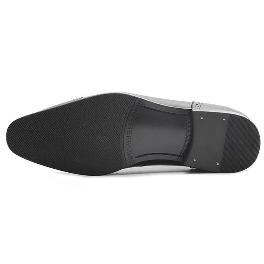 

Vintage Design Genuine Leather Formal Dress Brogue Shoes Square Toe Men's Handcrafted Carved Office Party Cap Toe Oxfords SG125