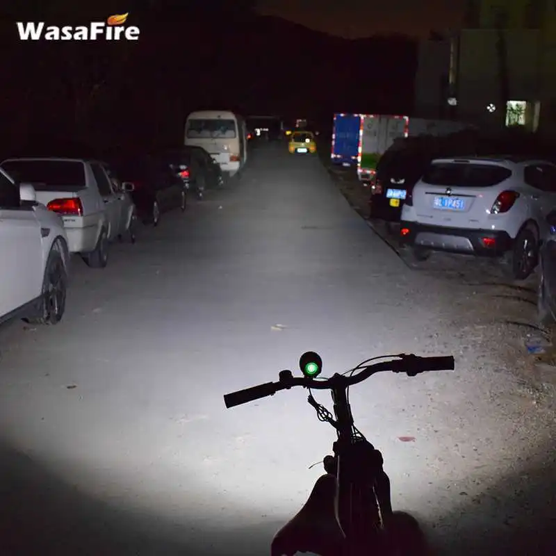 WasaFire 6000lm 5 * XM-L T6 светильник онарь фонари s светодиодный ная лампа налобный фонарь