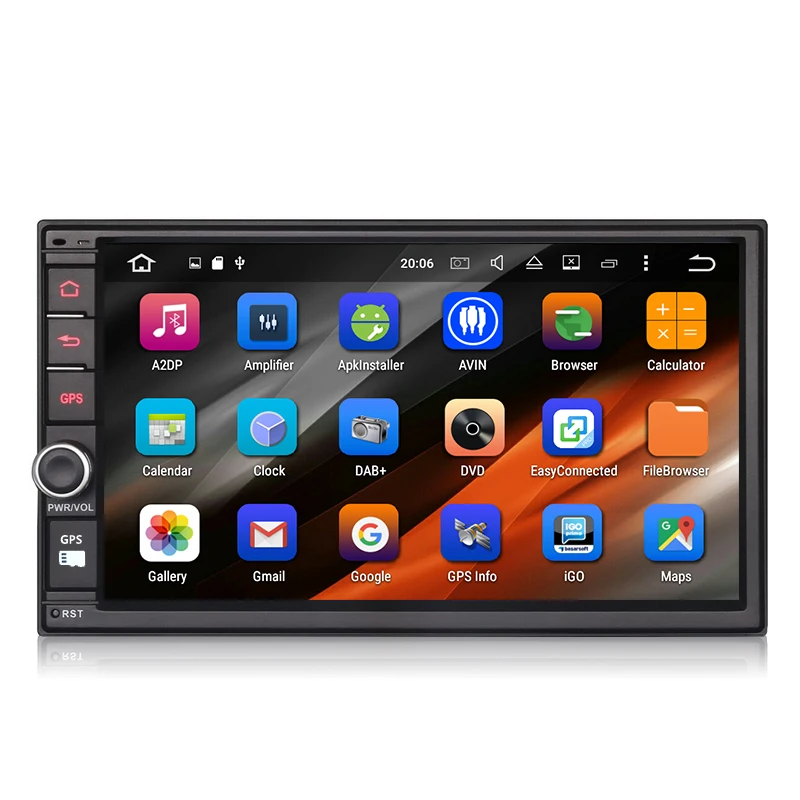 Android 6.0 2GB RAM 2Din Car Radio Stereo Multimedia Player 7" Universal GPS Navigation Built-in 3G Dongle Support wifi USB |