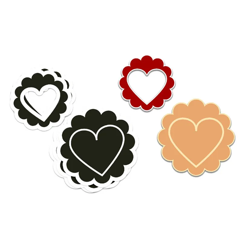 GJCrafts цветок Сердце штампы кружева металла резки Новый 2019 для создания карт