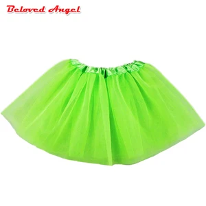 Модная юбка-пачка для маленьких девочек, юбка-пачка из шифона для балета и танцев, детский праздничный костюм для детей от 0 до 8 лет