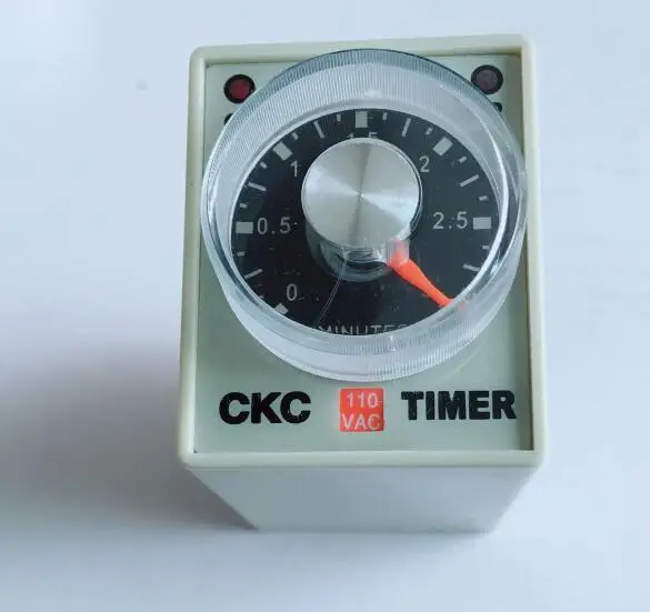 

AH3-3 Time relay AC220V Delay Timer Time Relay 8Pin 6S 10S 30S 60S 3M