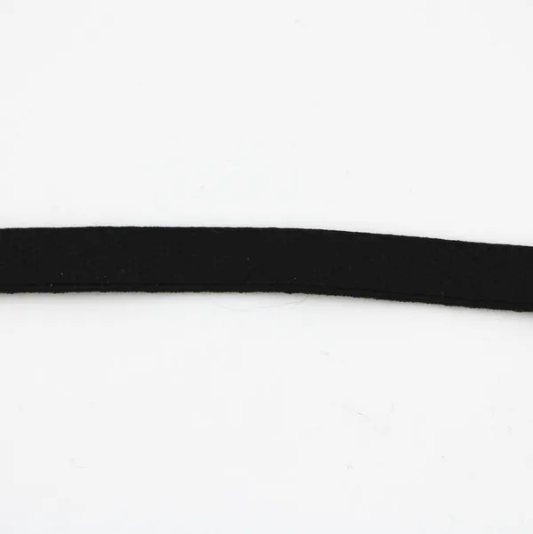 Эластичная тянущаяся блестящая черная лента 10 мм с отделкой ремешок для одежды