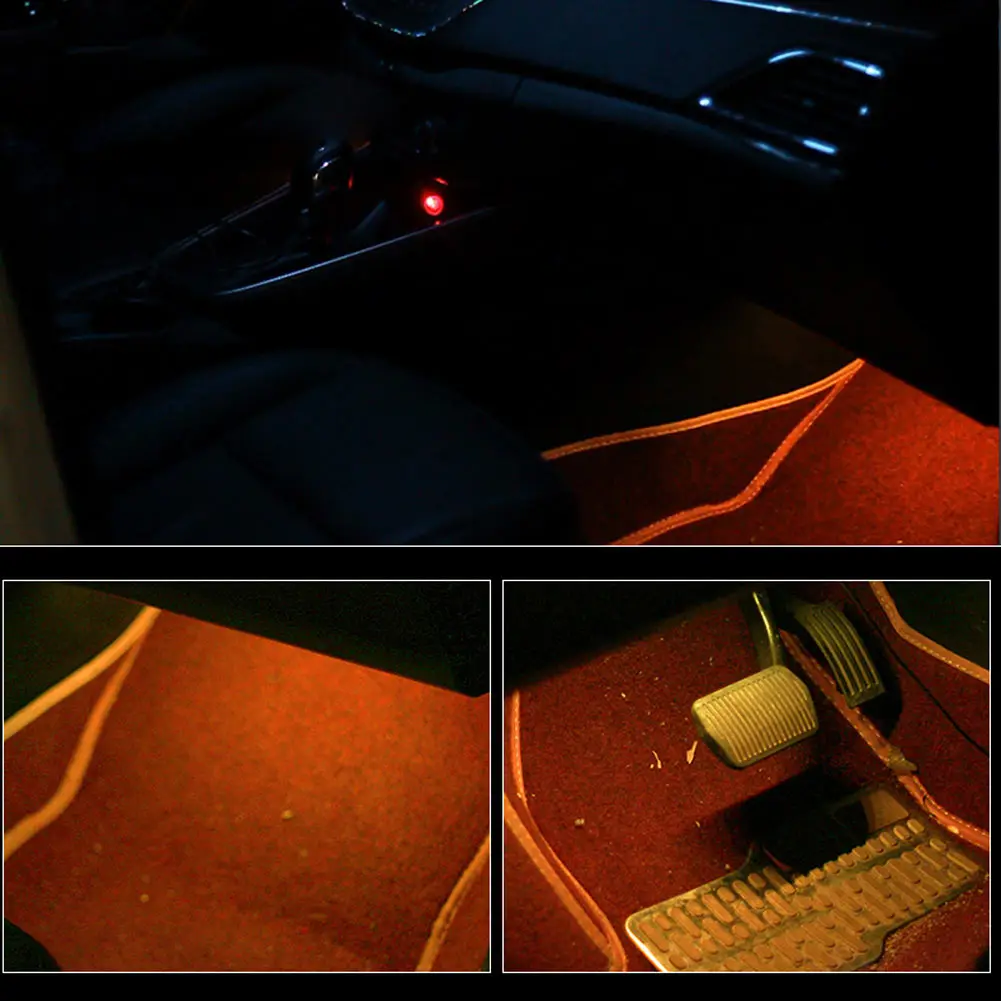 Автомобильный Стайлинг 9 светодисветодиодный красочный RGB декоративные