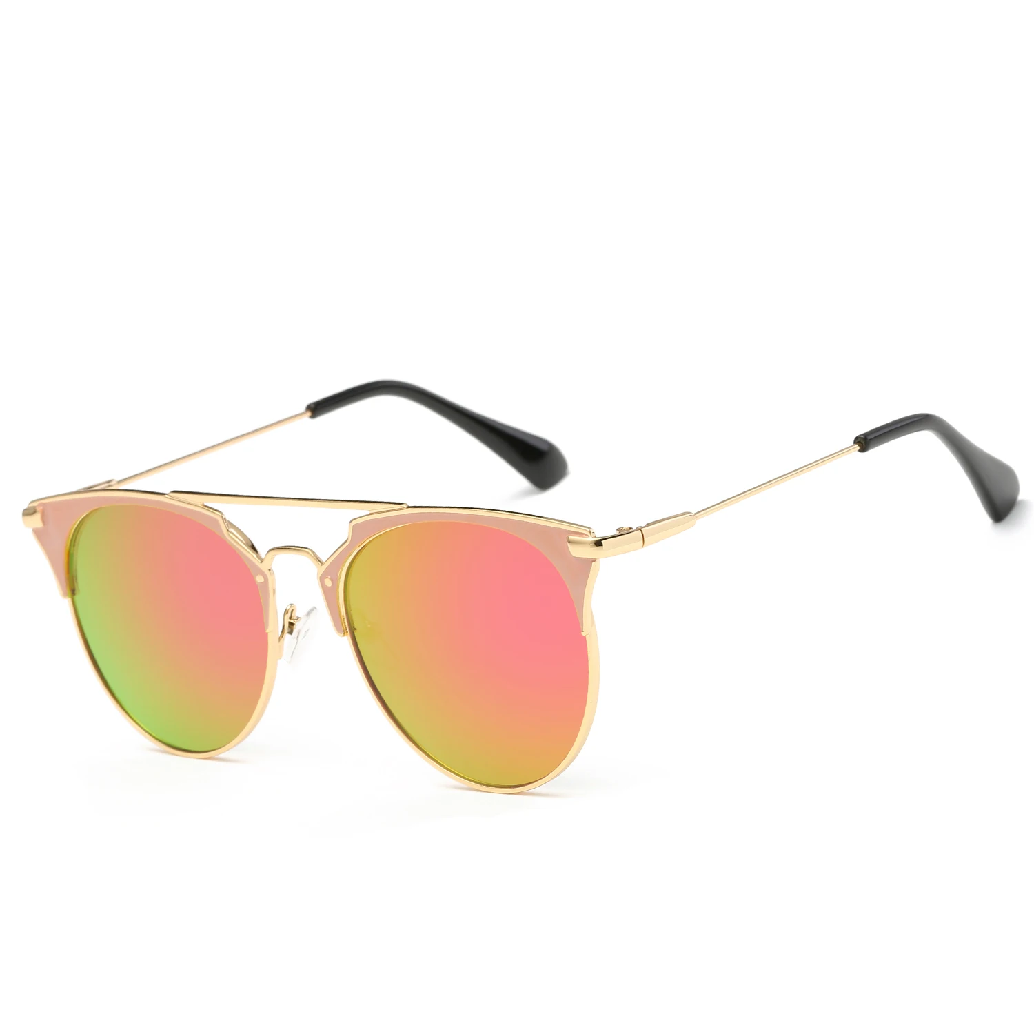 Женские солнцезащитные очки 2019 новый дизайн модные градиентные зеркальные линзы