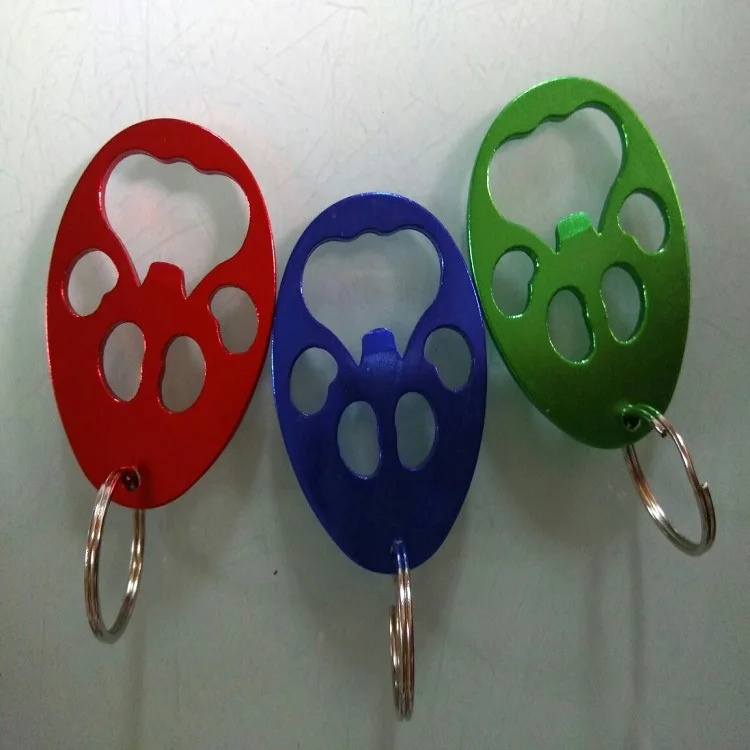 

200pcs/lot Fast shipping Wholesale Metal pawprint beer bottle opener cheap bulk bottle opener keychain lin3982