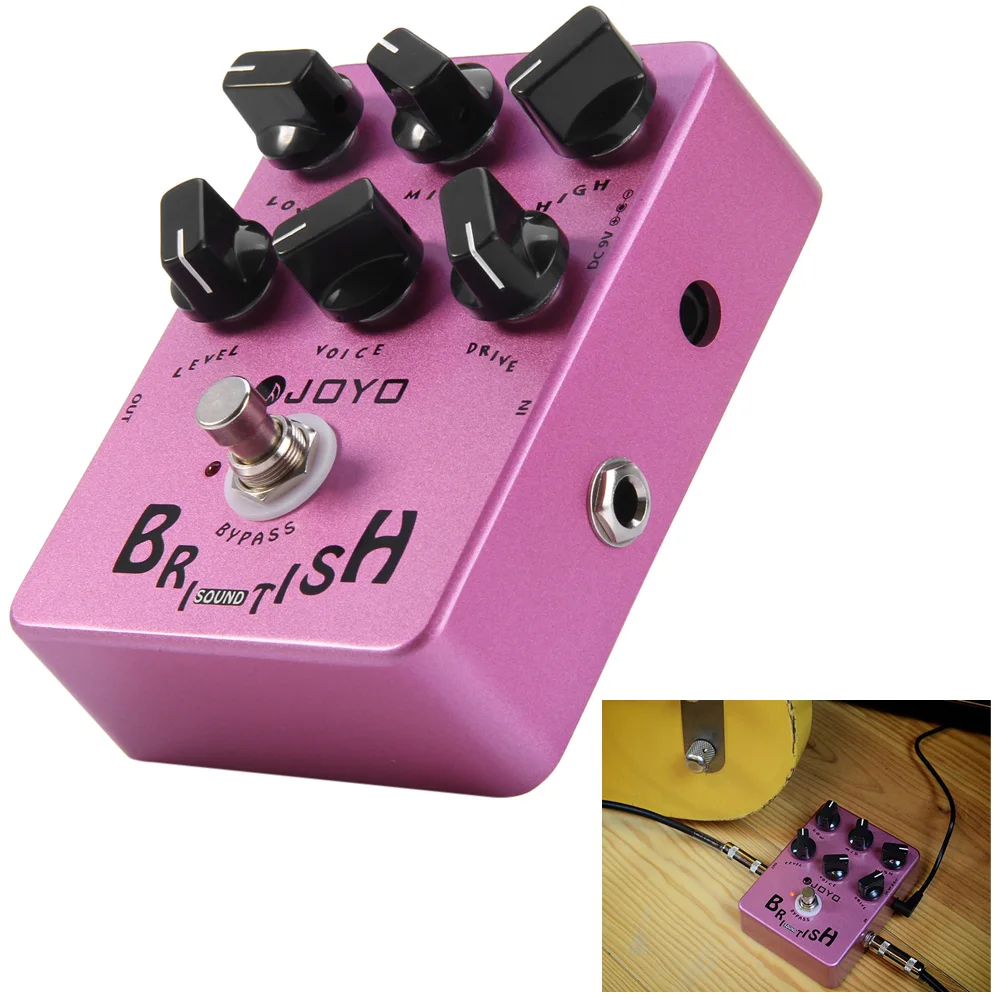 JOYO JF-16 электрическая гитарная педаль эффектов True Bypass дизайн Британский звук