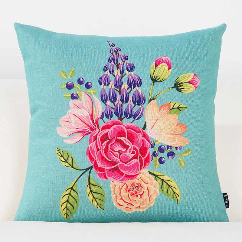 Decorative cushion cover/rural locations flowers cover/customized size sham | Дом и сад