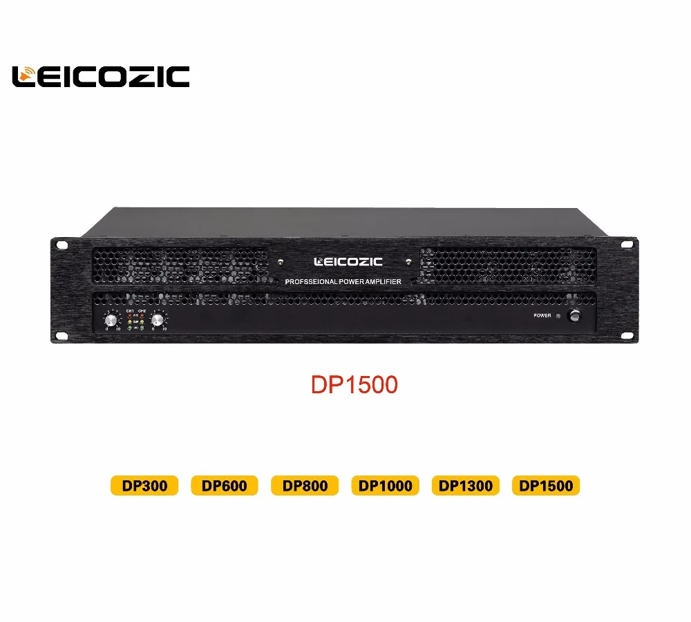 Leicozic DP1500 усилитель высокой мощности 1520 Вт+ 1520 Вт RMS 8 Ом профессиональный усилитель сабвуфера AMP стерео линейный массив усилителей