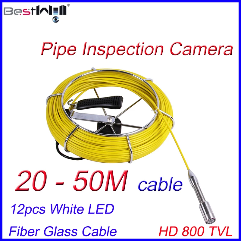 Камера для осмотра труб HD 800 TVL 6G1 Головка камеры с кабелем из стекловолокна только