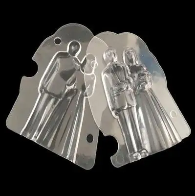 3D шоколадная форма для свадебных влюбленных конфеты Сахарная паста формы