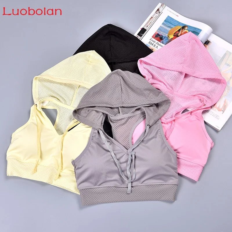 Женский бюстгальтер для йоги Luobolan укороченные топы тренировок женские