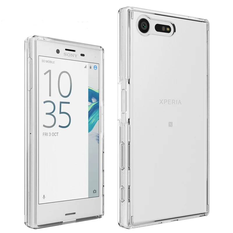 Для Sony Xperia X Compact F5321 чехол противоударный прозрачный Броня задняя крышка для Coque Xperia Xcompact защитный чехол 4,6"