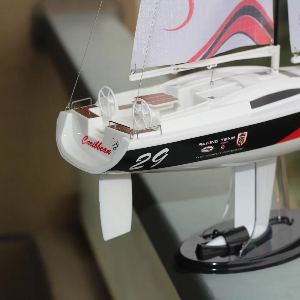 RTR 1:46 масштаб микро парусные игрушечные яхты для детей летний пульт дистанционного управления лодка